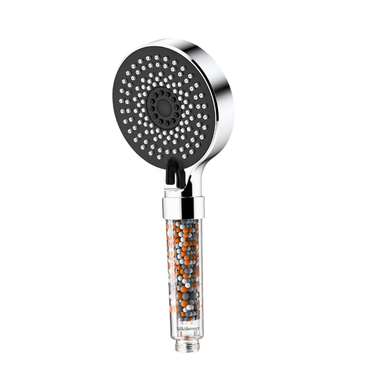 SilkShower™ High-Pressure Filtered Shower Head - Gentle on Skin & Hair